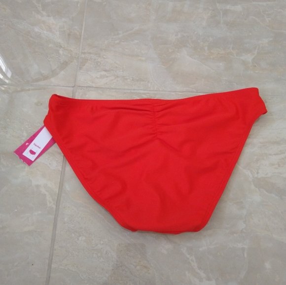 Xhilaration red bikini bottom size medium - Picture 6 of 8